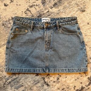 Princess Polly Denim Mini Skirt Light Wash
